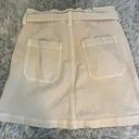 American Eagle Tan Jean Skirt Photo 4