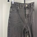 BDG Urban Outfitters  Washed Gray Black Denim Mom High Rise Jeans Photo 1