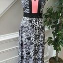 Susan Lawrence  Black/White Polyester Maxi Dress Photo 0