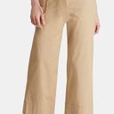 Ralph Lauren LRL BELTED TWILL WIDE-LEG PAPERBAG PANTS 14 KHAKI Photo 0