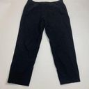 Lafayette 148  New York Womens Pants Black Size 10 Irving Button Side Pocket Photo 0