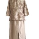 Jessica Howard  Evenings Jacket Dress Woman Tan Sequins 2 Piece Midi Size 14W Photo 4