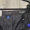 Arizona Jeans NWT  Co Black Stone Wash Denim Highest Rise Mom Jeans Size 19 Photo 4