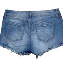 Harper  denim shorts embroidered pockets floral 29 blue Photo 1