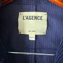 L'AGENCE Kaydence Corduroy Double Breasted Blazer Jacket Blue Size XS Photo 5