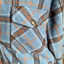 Velvet Heart  Women’s Plaid Flannel Button Up Shirt Jacket Shacket with Pockets Photo 3