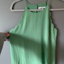 Naked Zebra Scalloped Green Tank Top Photo 0