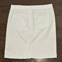 J.Jill  Smooth Fit White Denim Skirt Size 10 Photo 1