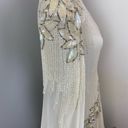 Oleg Cassini Vintage Ivory Black Tie by  Beaded Dress Photo 3