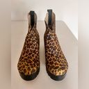 Krass&co Charleston Shoe  Upper Monterey Boots In Leopard Lug Sole Size 8 Photo 3