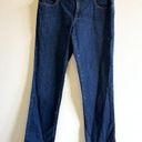 L.L.Bean  Blue Flare Jeans Womens Size 6 Dark Wash Denim Photo 0