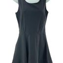 Cynthia Rowley  fit and flare skater dress mini black medium EUC Photo 0