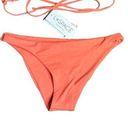 l*space NWT L* Peach Bikini 2 Piece Maggie Triangle Top Camacho Bottoms XS / S Photo 0