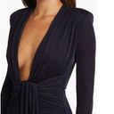 Misha Collection NWT  Francis Slinky Jersey Midi Dress in Navy Photo 2