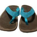 Olukai  Ohana Women's Sandals Tropic Blue Dark Java Flip Flops size 7 Photo 0