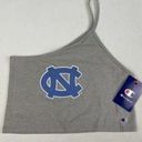 Champion UNC Logo‎ Cam Tank Top Gray North Carolina Tar Heels Medium  One Strap Photo 0