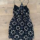 Madewell  starview batik grid print silk mini dress Photo 6