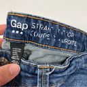 Gap  Factory | Straight Crop Medium Wash Rolled Cuff Jean Capris 12/31R Photo 1