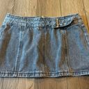 Pretty Little Thing Denim Mini Skirt  Photo 0