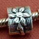 Pandora  Poinsetta Edelweiss Flower Charm in Sterling Silver 925 790213 Photo 6