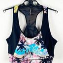 Torrid  Black Tropical Padded Sports Bra, Size 4X Photo 0