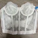 American Vintage vintage white lace corset by gelmart size 32B Y2K/2000s era new with tags Photo 0