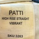 DL1961  Patti High Rise Straight Jeans in Vibrant Cropped Distressed Size 26 Photo 11