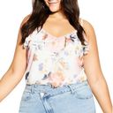 City Chic NWT  Chloe Chiffon Floral Cami Top XL/22 Photo 0