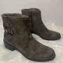 Anne Klein Ak Sport Lanette Short Motorcycle Taupe Ankle Boot Size 71/2 M Photo 5