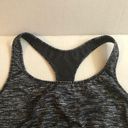 Victoria's Secret  Sport Sports Bra Heathered Grey Sz L EUC Black VSX Logo Band Photo 4