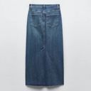 ZARA Denim Pencil Skirt Photo 6