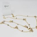 Style & Co  Gold-Tone Shaky Bead & Disc Long Strand Necklace 42" Photo 1