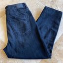 American Eagle  Black Distressed Mom Jean Size: 6 X-Short Photo 4