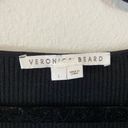 Veronica Beard   Finian Merino-Wool-Blend Top - Black size Large Photo 2