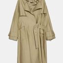 ZARA NWT  Oversized Trench Coat Belted Double Breasted Bloggers Fav S/M Photo 6