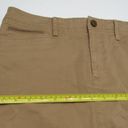 Ralph Lauren Lauren  Women Size 6 Tan Khaki Cotton Canvas Preppy Y2K Pencil Skirt Photo 2