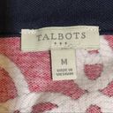 Talbots  Sleeveless V-Neckline Red White and Navy Medium Photo 4