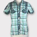 Vans  | Vintage Y2K Button Down Plaid Shirt | Medium Photo 2