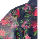 Rachel Parcell NWT  Floral Long Sleeve Tie Neck Satin Dress 6 Photo 11