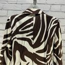 Iz Byer  Women’s Brown Zebra Trench Coat Size M Photo 6