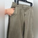 American Eagle AE The Ziegler Sisters Cropped Stretch High-Waisted Baggy Wide-Leg Pant Size 12 Photo 2