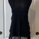 Frederick's of Hollywood VTG  BLACK SHEER LINGERIE CHEMISE SLIP DRESS Photo 3