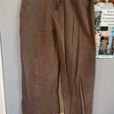 Pull & Bear  Dad Straight Leg Jeans In Brown Photo 4