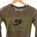 Nike  Air Green Mesh Bodysuit Top Shirt Photo 4