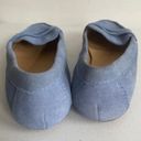 Talbots Women's  Blue Suede Leather Penny Loafers Size 7.5W EUC Photo 3