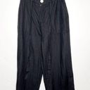 Nordstrom Fifteen Twenty High Waisted Drawstring Crop Wide Leg Pants Black Size XS Photo 1