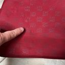 DKNY  red monogram purse. Shoulder bag. Some cracking on inside of strap Photo 6