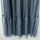 Tuckernuck Dress Giselle Onyx Tulle Mesh Formal Maxi Gown Black Size L Size L Photo 5