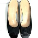 Salvatore Ferragamo Ferragamo Black patent leather slides with bow Photo 3