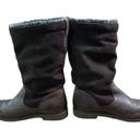 Olukai  Tall Suede Brown Winter Boots Size 7.5 Photo 3